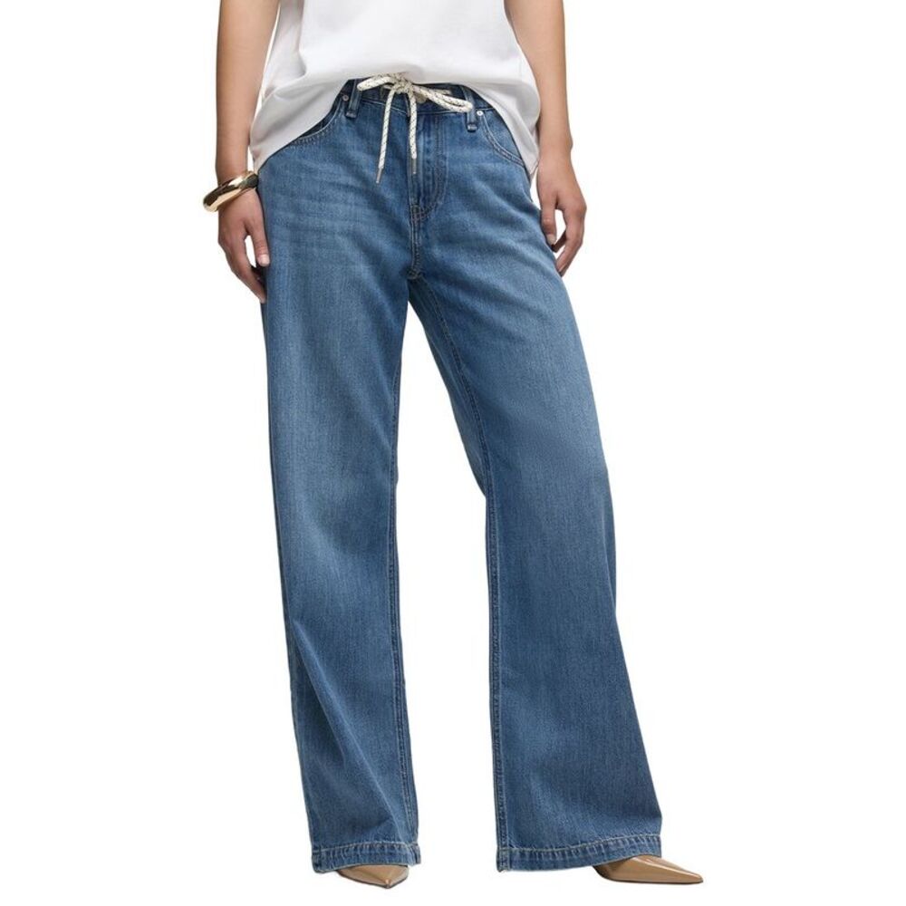 Hudson Jeans Womens  Drawstring Rylee Low And Loose Pant